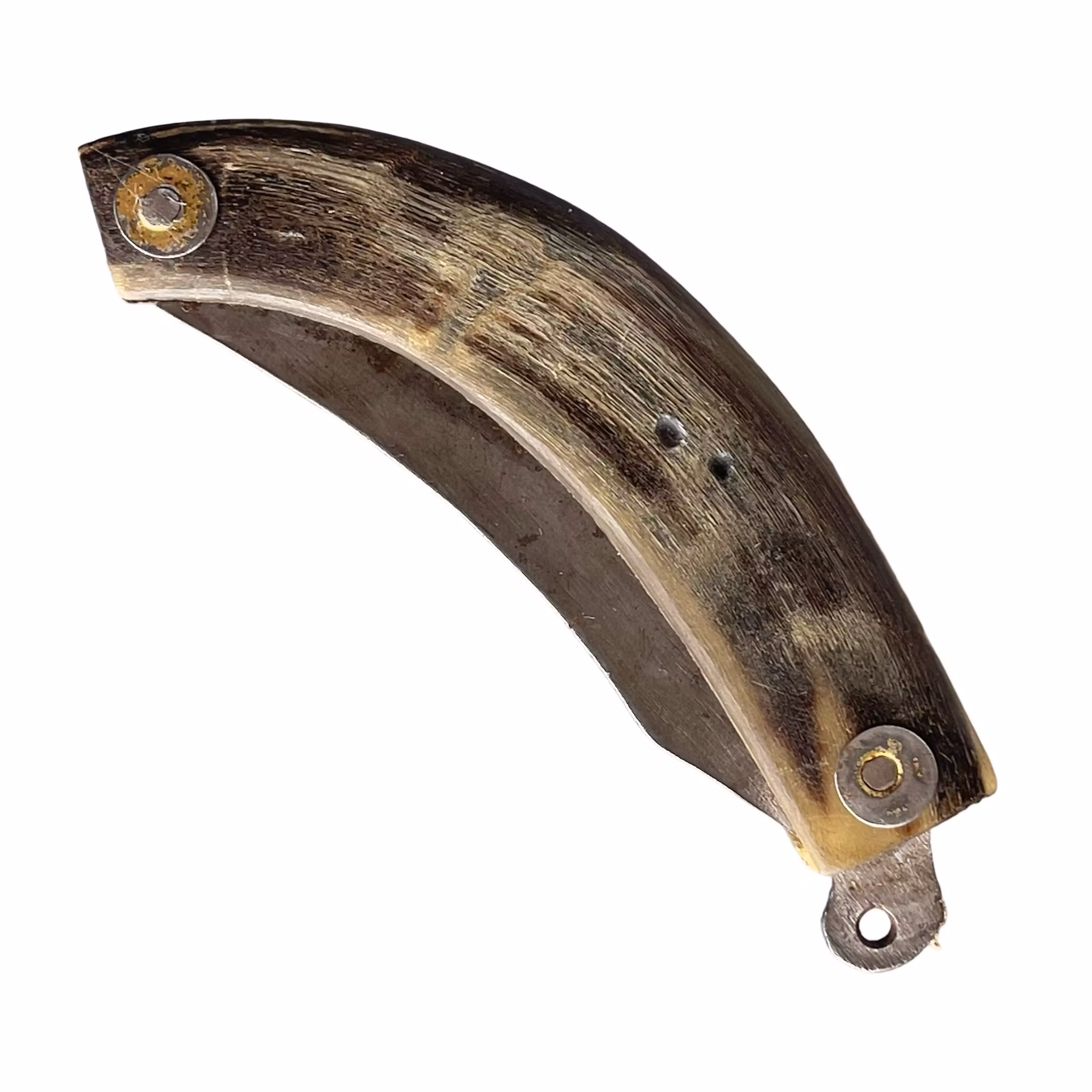 Antik Navaja stil fällkniv med hornskaft - 1800-tal