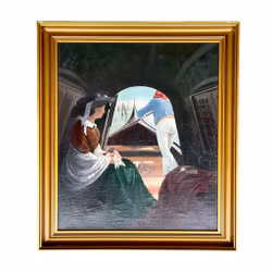 Óleo sobre lienzo - Venecia, firmado SAM 1950