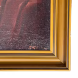 Óleo sobre lienzo - Venecia, firmado SAM 1950