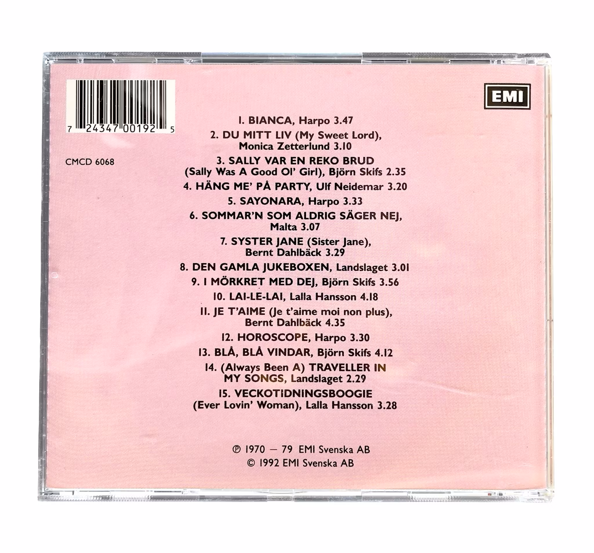 70-talet igen! - Svensk 70-tals pop på CD - Björn Skifs, Harpo, Lalla Hansson m.fl. - EM