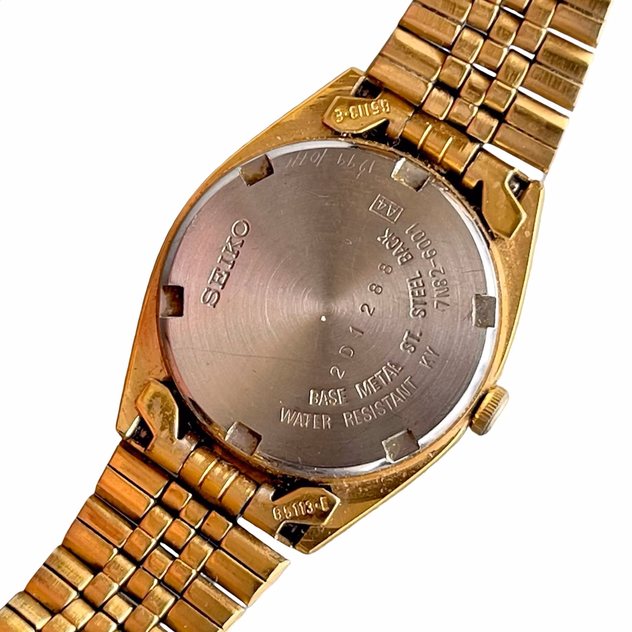 Seiko Quartz Vintage Damklocka - Guldtonad Klassiker med Datum