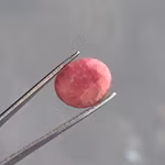 Naturlig Rubin ca 10,05 ct - Oval fasett slipad ädelsten från äldre smycke