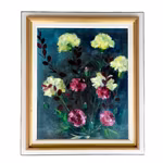 Hans Ripa (1912-2001) - Oljemålning på duk, blomsterstilleben