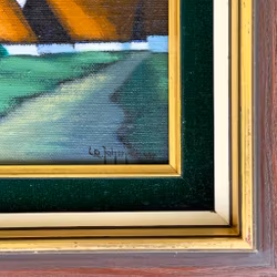 Leif Johansson - The Road to the Village - Oil painting on panel
