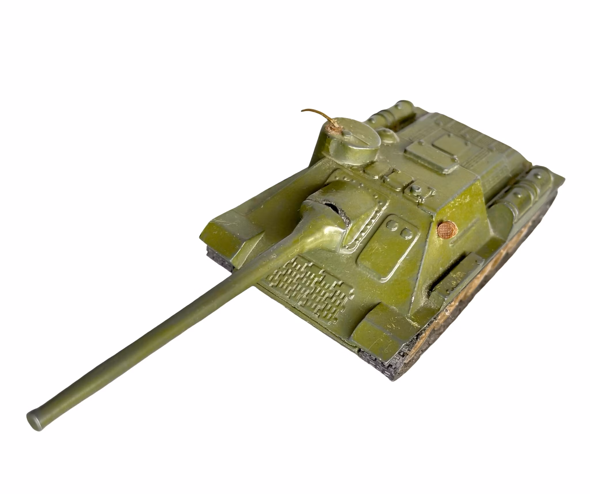 Vintage Sovjetisk SU 100 Stridsvagn med Original kartong - USSR Samlarobjekt