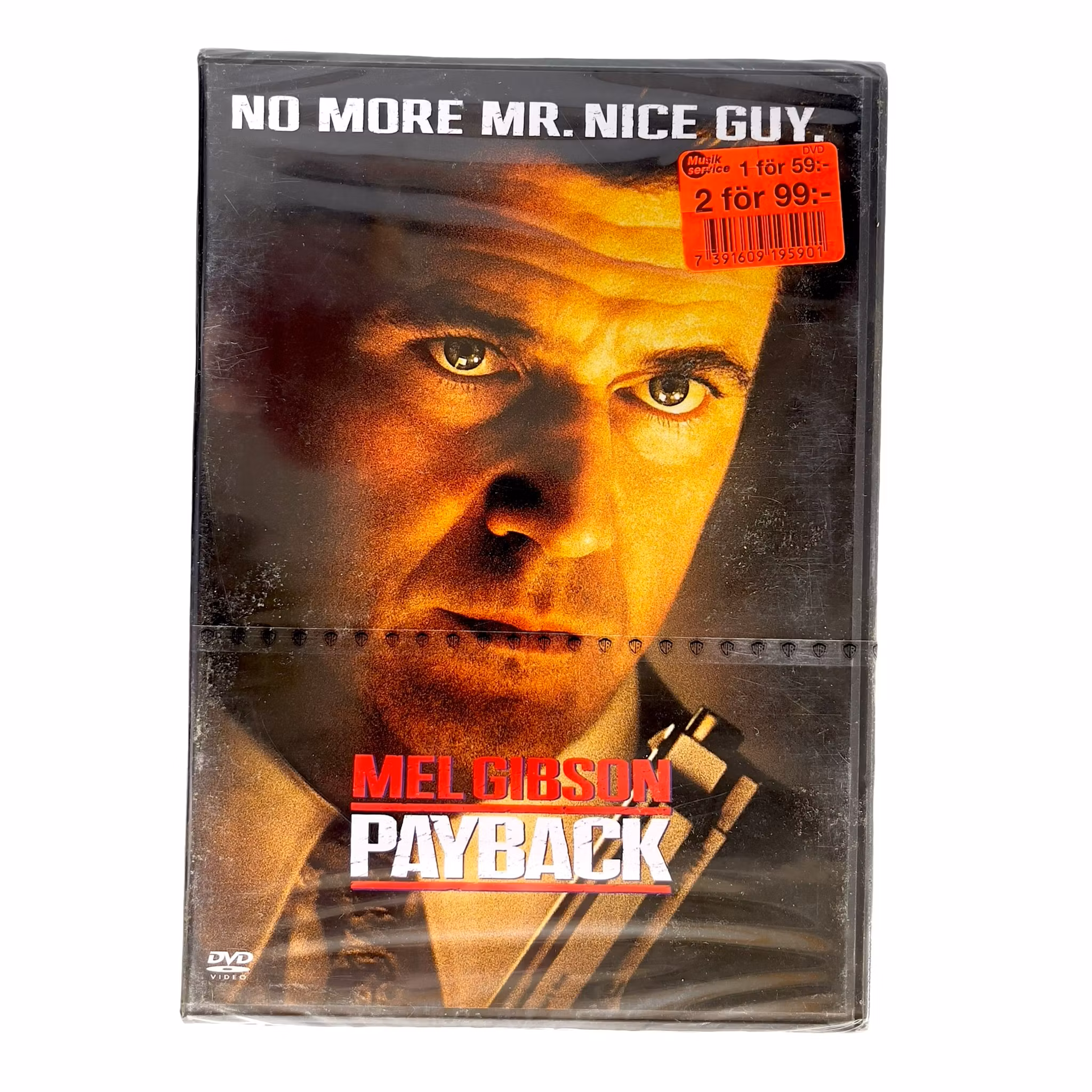 PAYBACK (1999) - Mel Gibson - Inplastad DVD - Svensk Utgåva