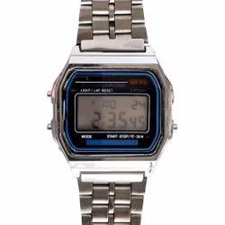 Vintage digital armbåndsur WR litium - Retro 80-talls i fungerende stand
