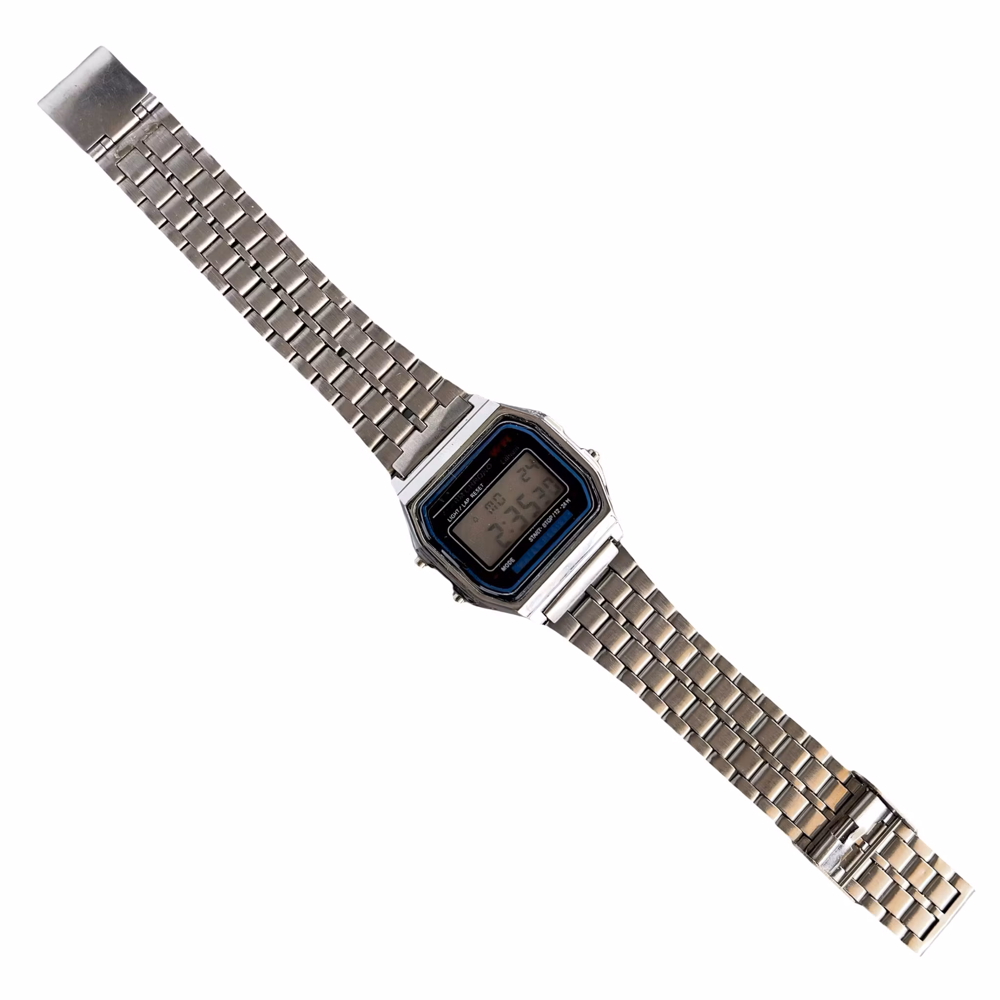 Vintage Digital Armbandsklocka WR Lithium - Retro 80-tal i fungerande skick