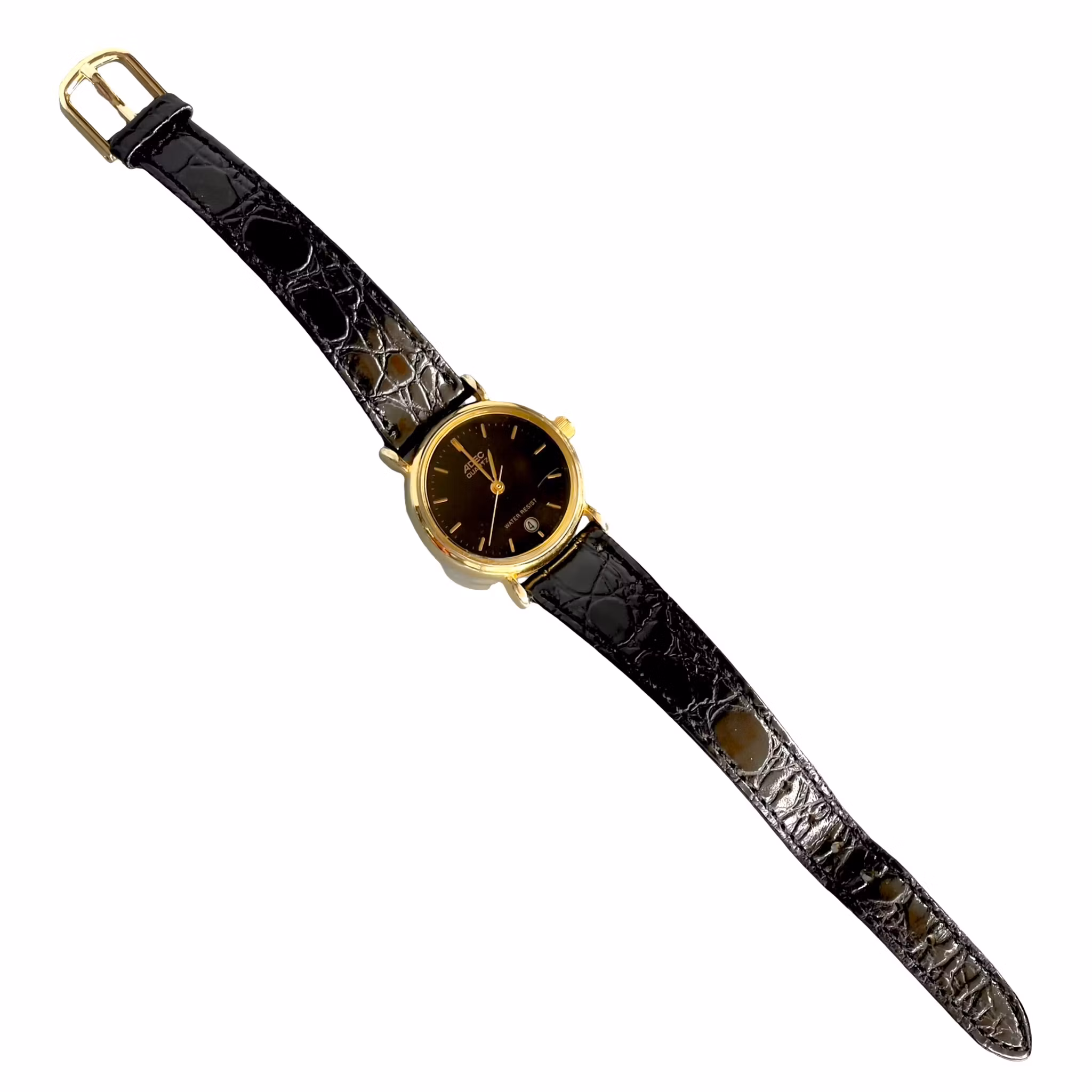 ADEC Quartz Damklocka - Elegant Vintage i Guldtonad Design