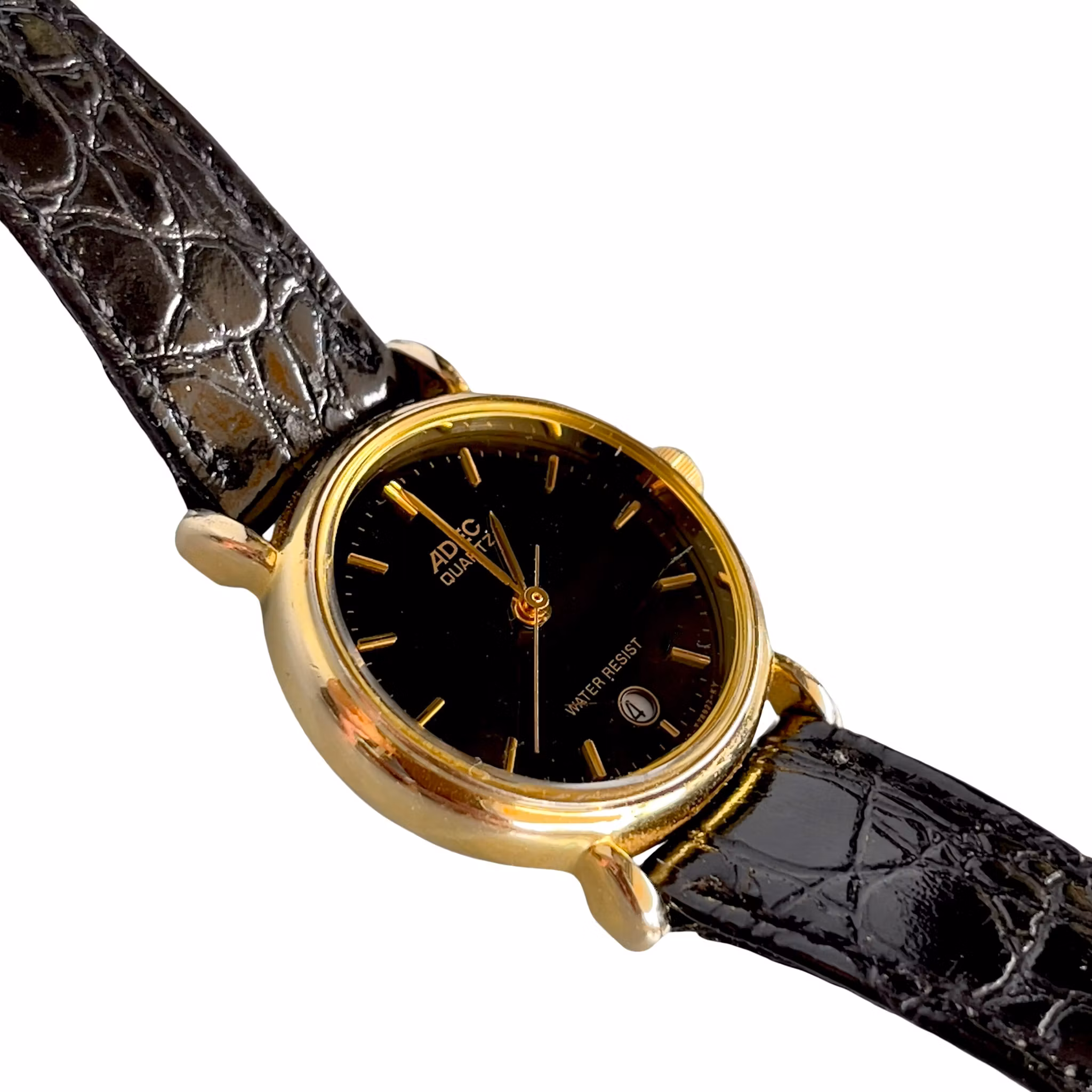 ADEC Quartz Damklocka - Elegant Vintage i Guldtonad Design