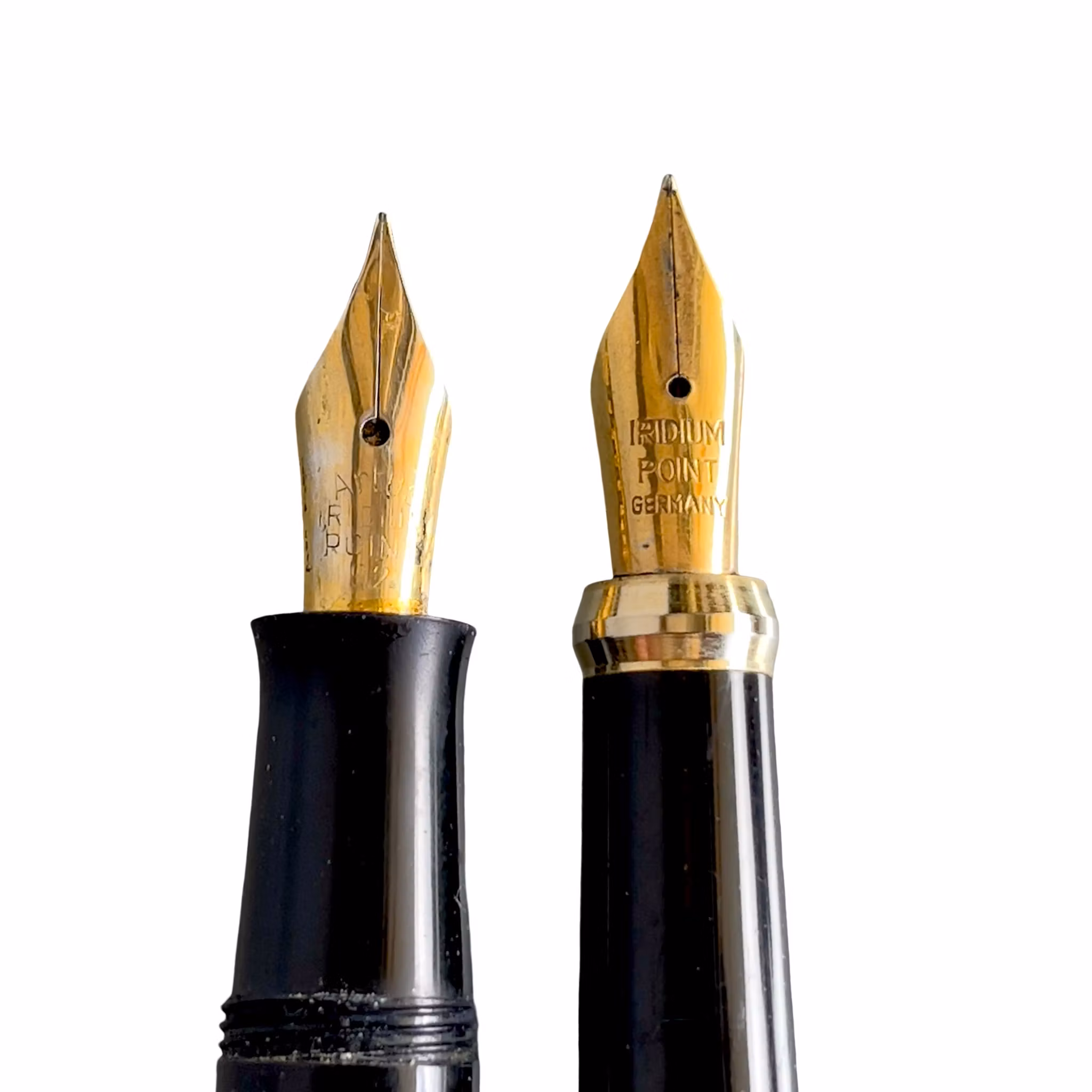 2 Vintage Reservoarpennor - Iridium Point Germany