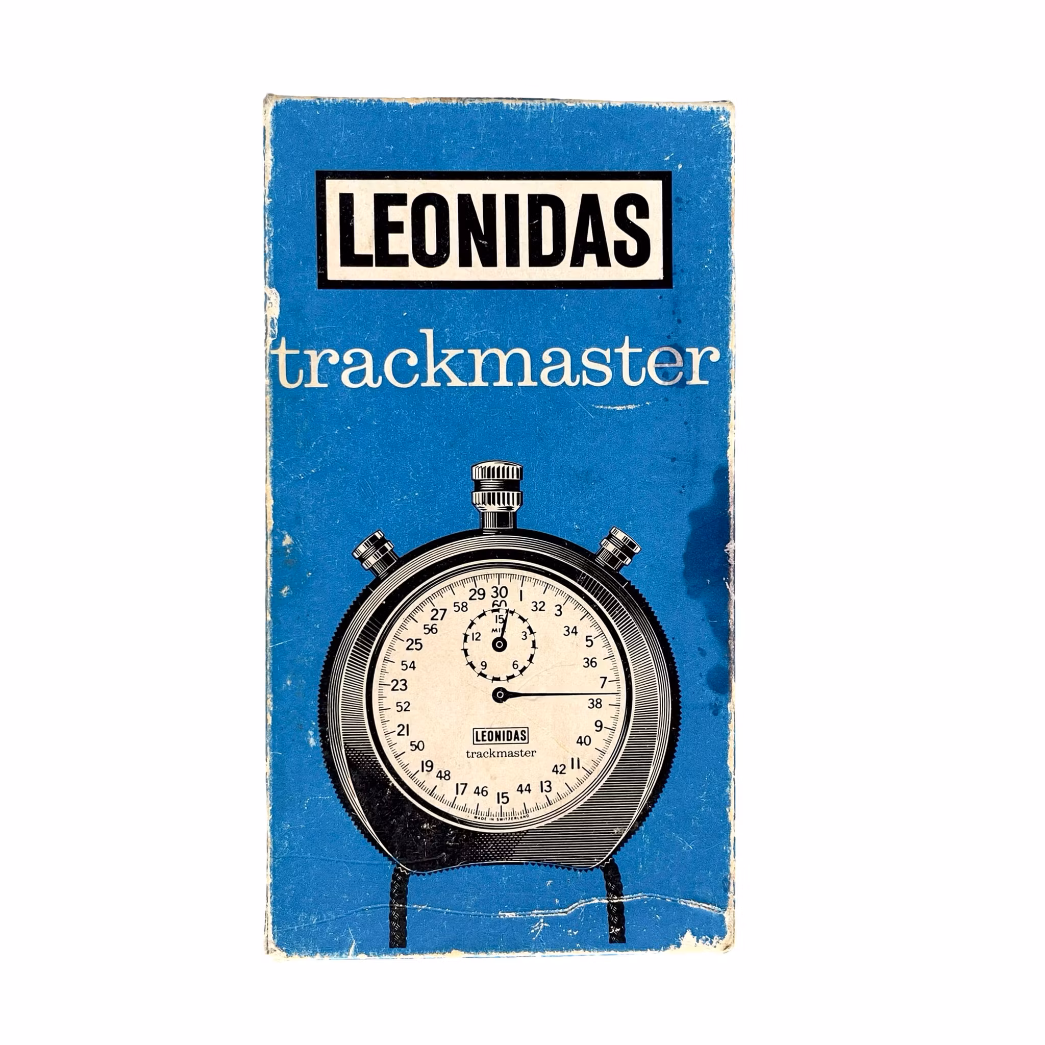 LEONIDAS Trackmaster - Schweiziskt Stoppur med Originalask
