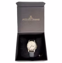 Jacques Lemans 1-1937 Herrklocka - Stilren klassiker med originalbox