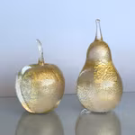 Isle of Wight Studio Glass - Coffret exclusif avec pomme et poire en verre soufflé à la main
