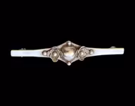 Hermann Ole Jacobsen (HOJ) - Brosch i 830 silver - Danmark