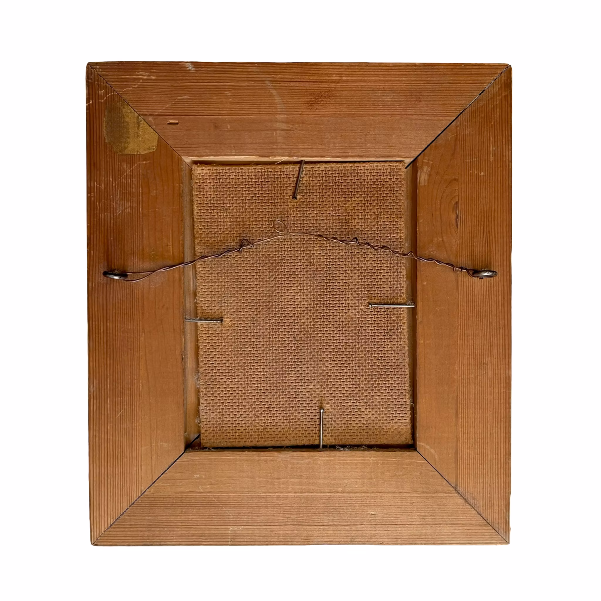 Samir Svensson (1884-1958) - Oljemålning på pannå - Marint hamnmotiv