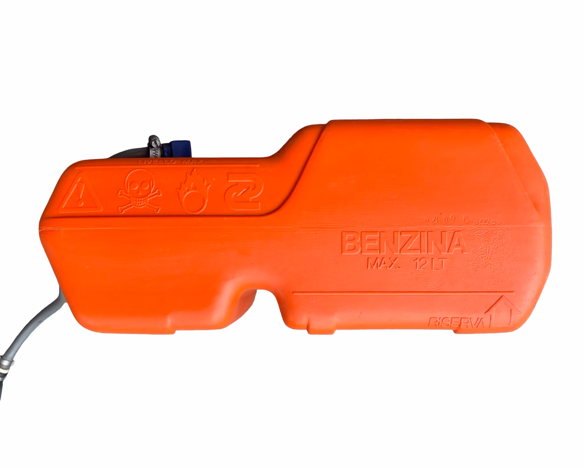Bärbar bränsletank 12 liter - Biltema / Can Marine Plastics - Bränsleslang och primerpump