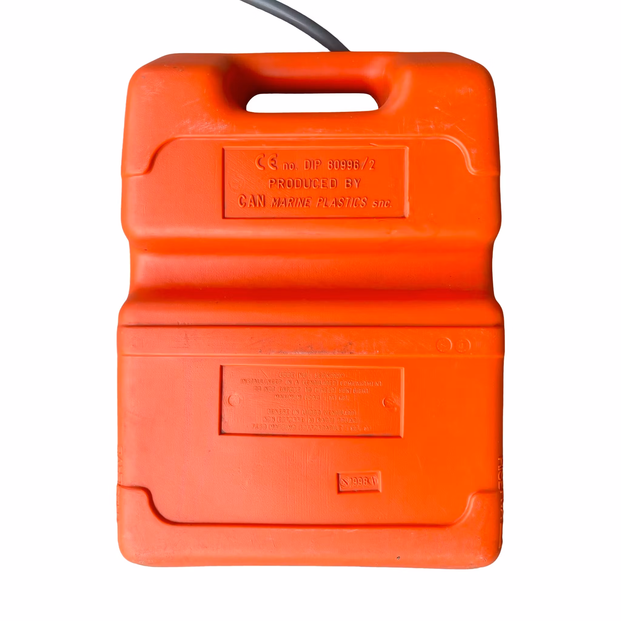 Bärbar bränsletank 12 liter - Biltema / Can Marine Plastics - Bränsleslang och primerpump