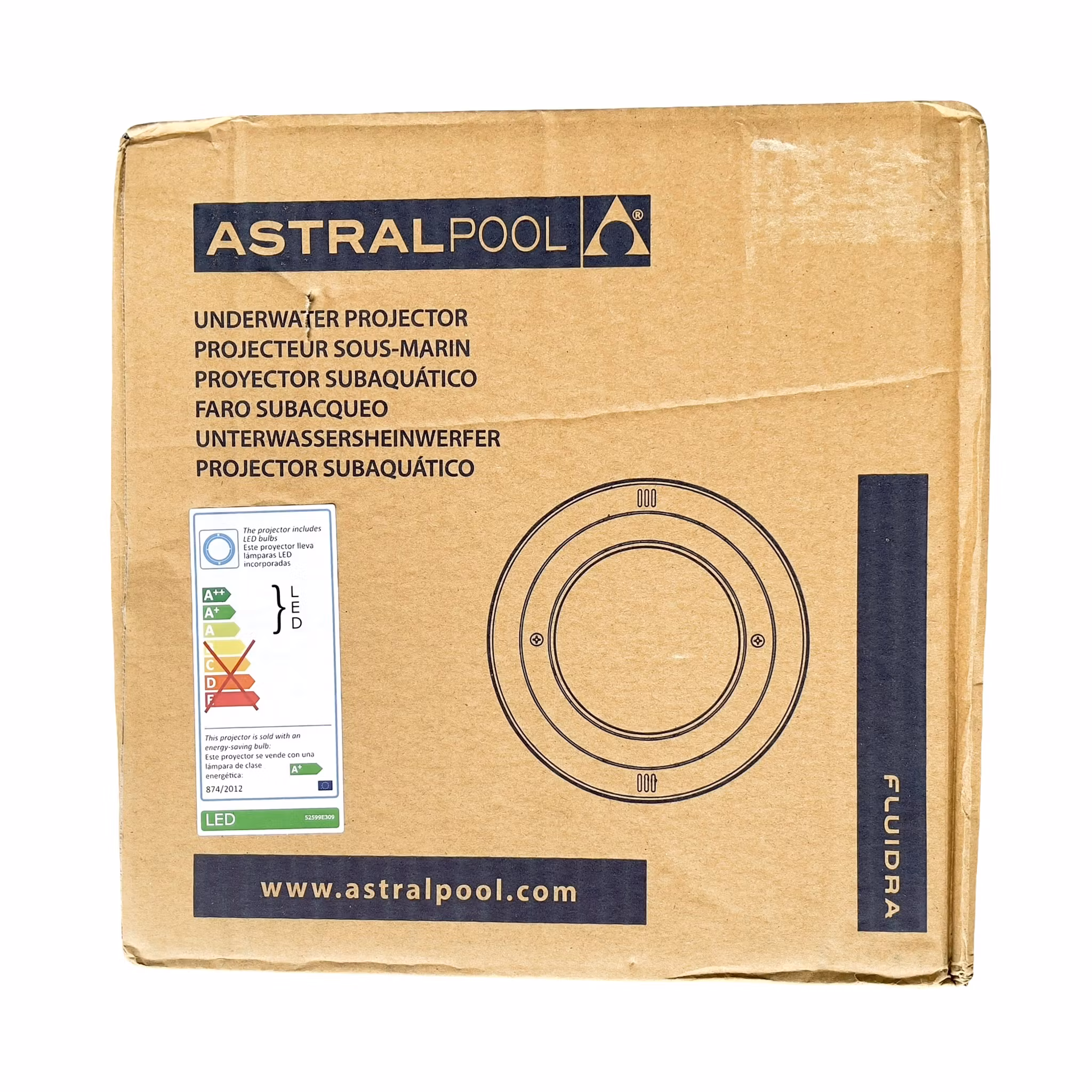 AstralPool LED Pool belysning PAR56 - 3 st Oanvända - Original kartong
