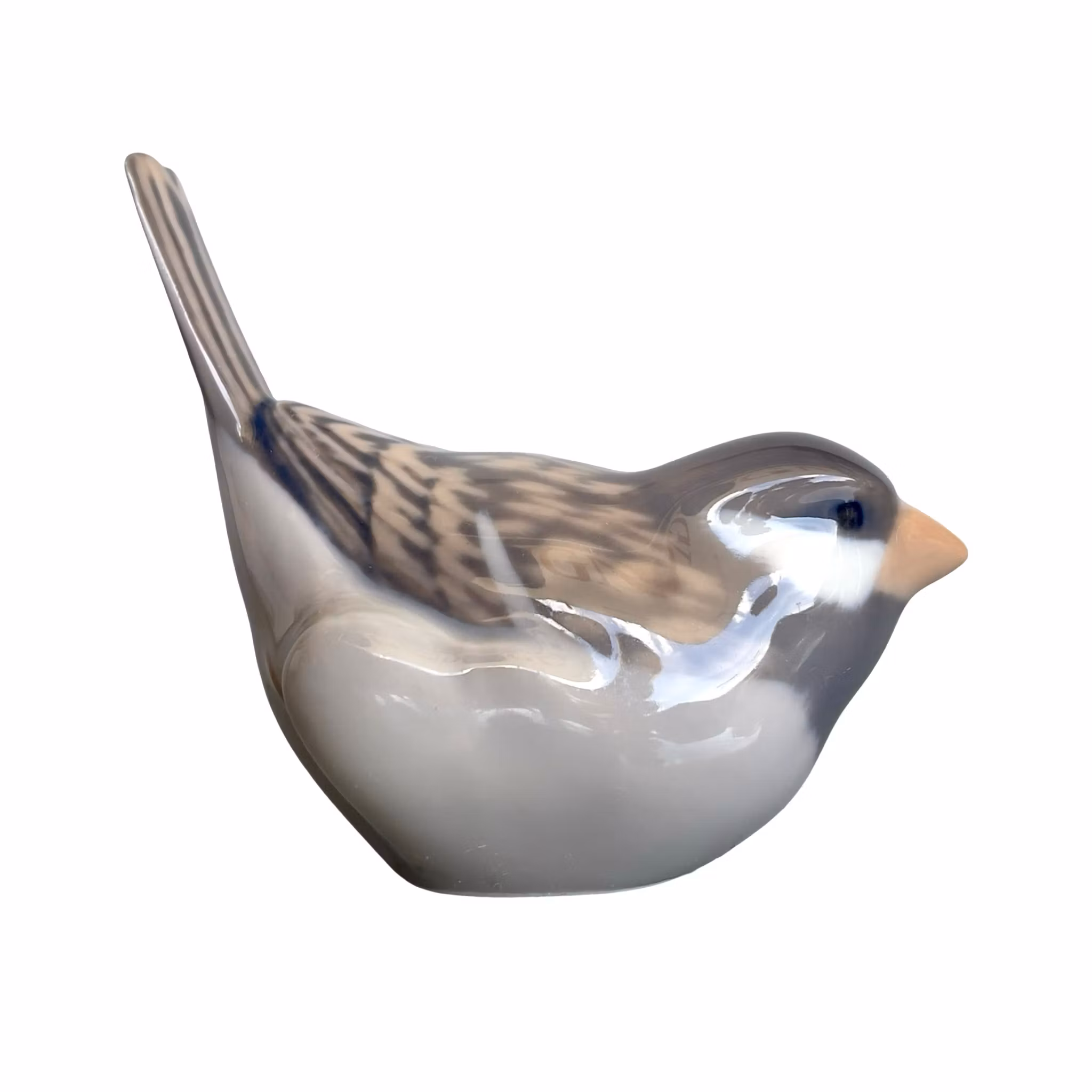 Royal Copenhagen - Handmålad porslins fågel, figur nr 1081