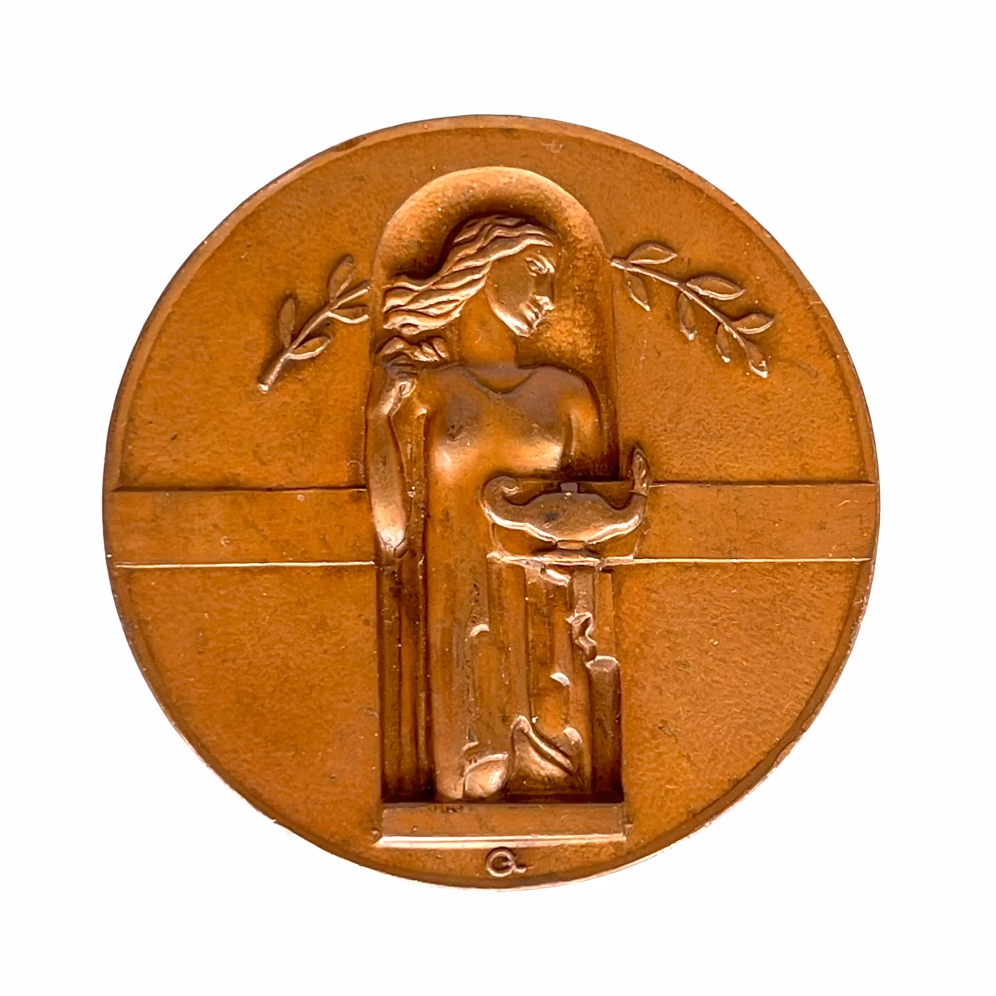 Gerda Qvist (1946) - Finsk brons medalj - Benignitatis Humanae - Memor