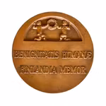 Gerda Qvist (1946) - Finsk brons medalj - Benignitatis Humanae - Memor