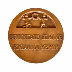 Gerda Qvist (1946) – Finnische Bronzemedaille – Benignitatis Humanae – Memor