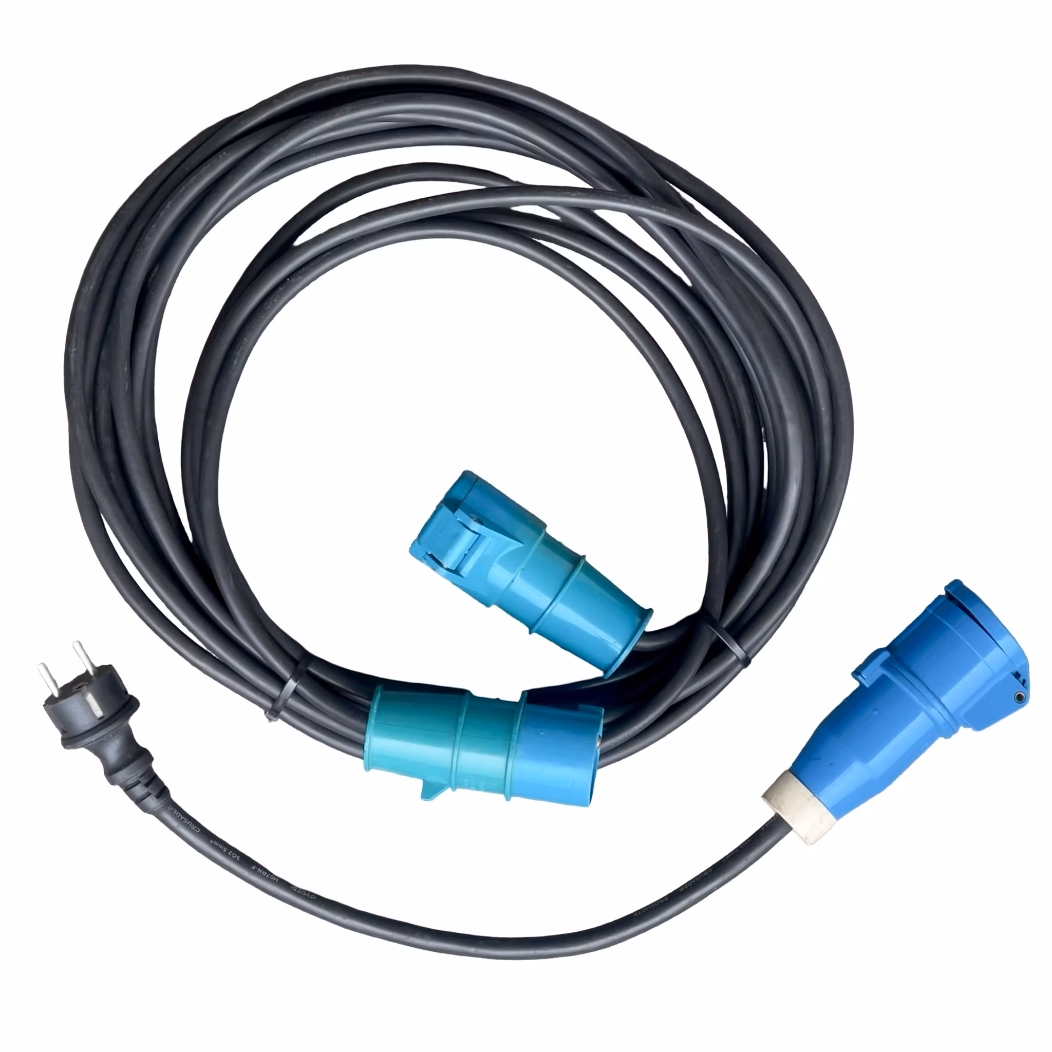 Semko H.A.R. Förlängnings kabel CEE 16A 230V - 3G 1,5 mm² med extra uttag