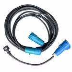 Semko H.A.R. Förlängnings kabel CEE 16A 230V - 3G 1,5 mm² med extra uttag