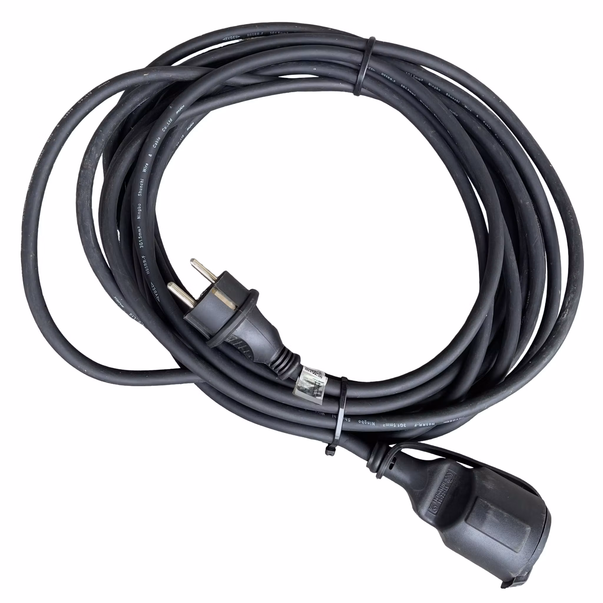 Förlängnings kabel 230 V H05RR-F 3G1,5 mm² - Jordad