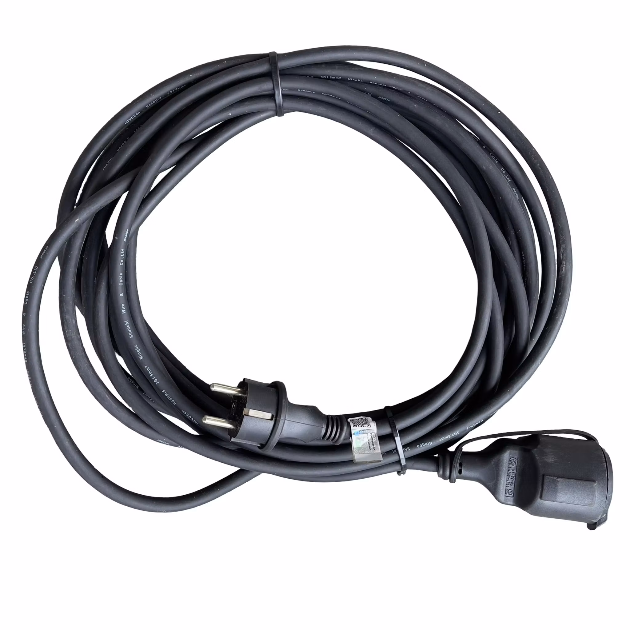 Förlängnings kabel 230 V H05RR-F 3G1,5 mm² - Jordad