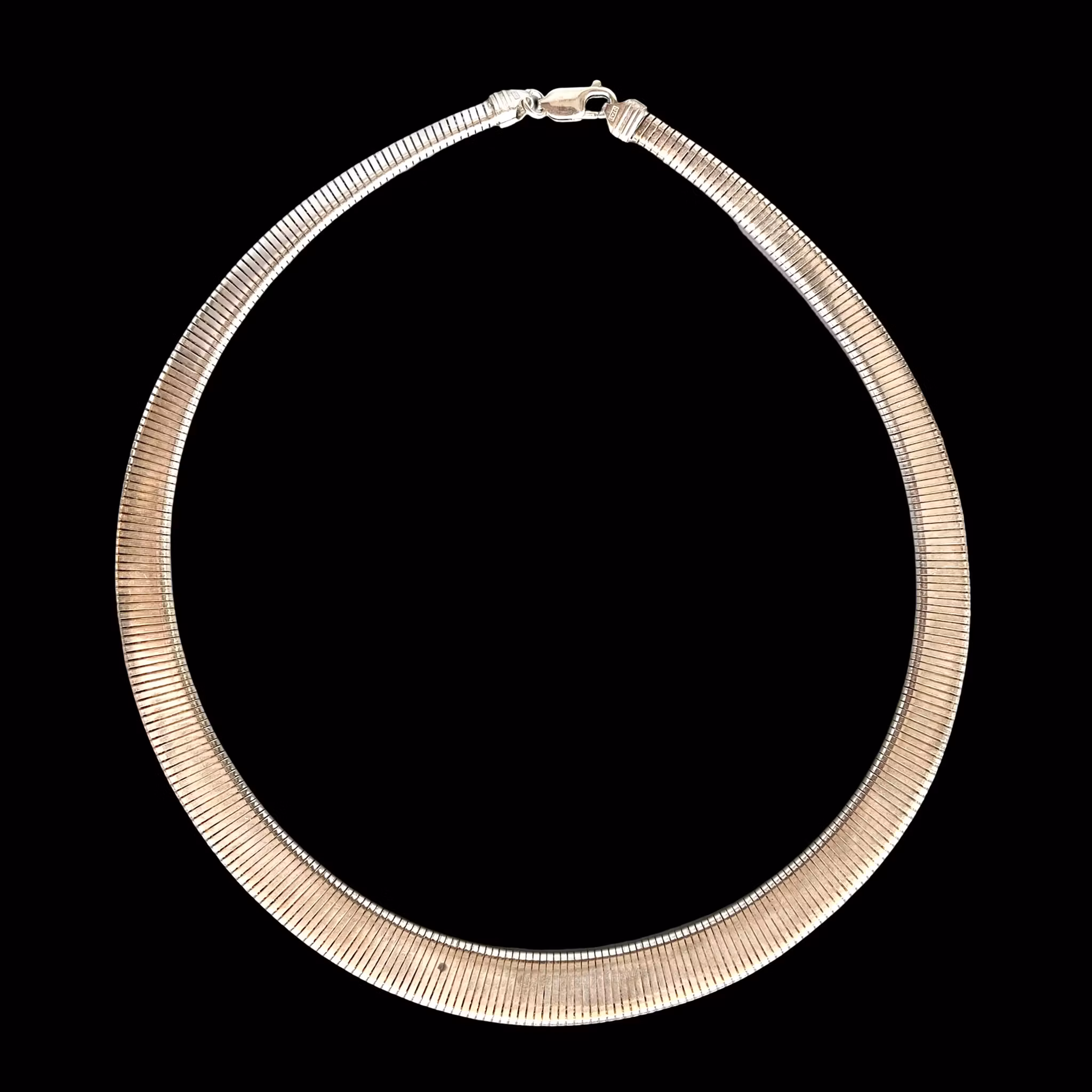 Ormlänk Halsband i sterling silver 925 - GFAB - Snake Chain