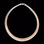Ormlänk Halsband i sterling silver 925 - GFAB - Snake Chain