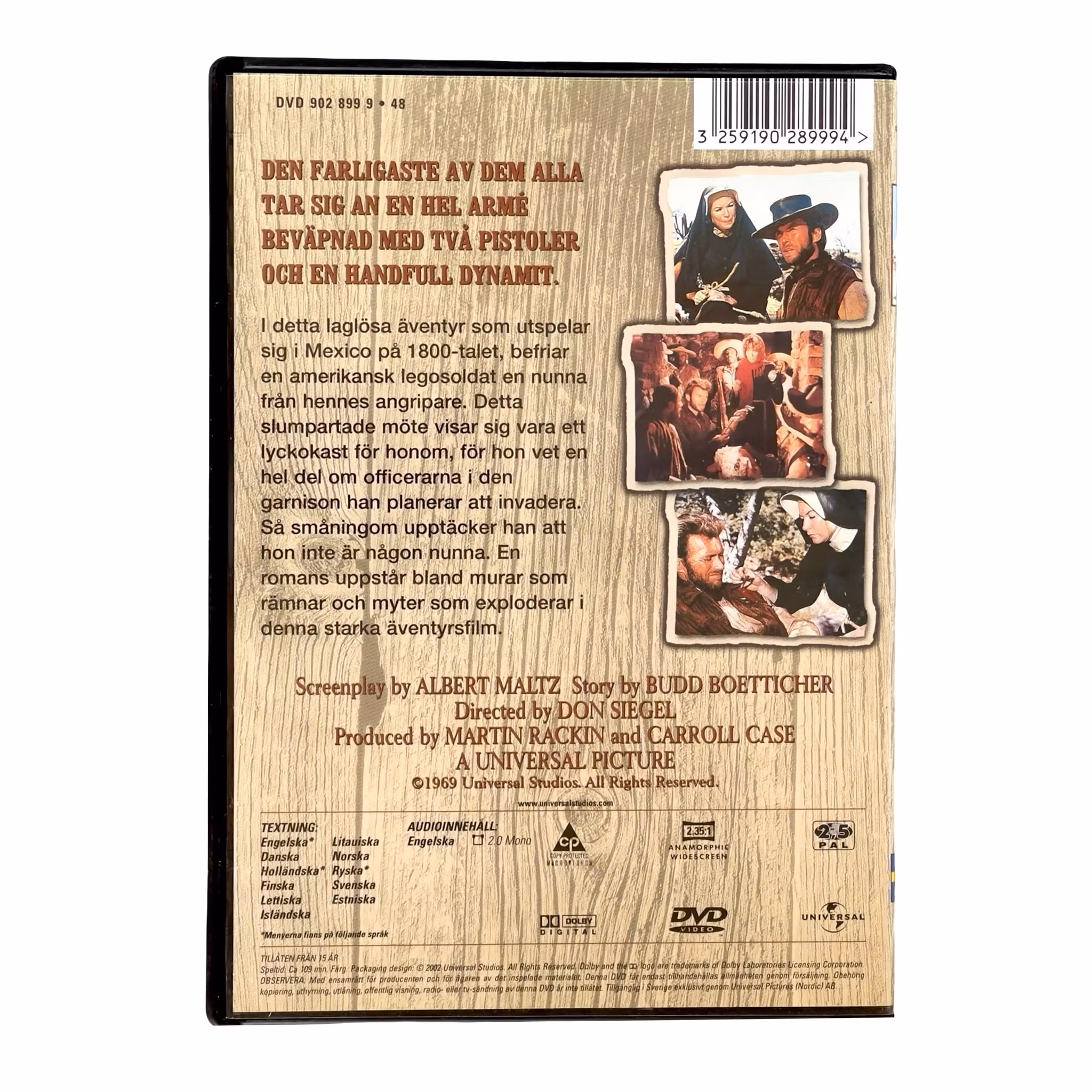 Sierra Torrida (Two Mules for Sister Sara) - Clint Eastwood & Shirley MacLaine - DVD