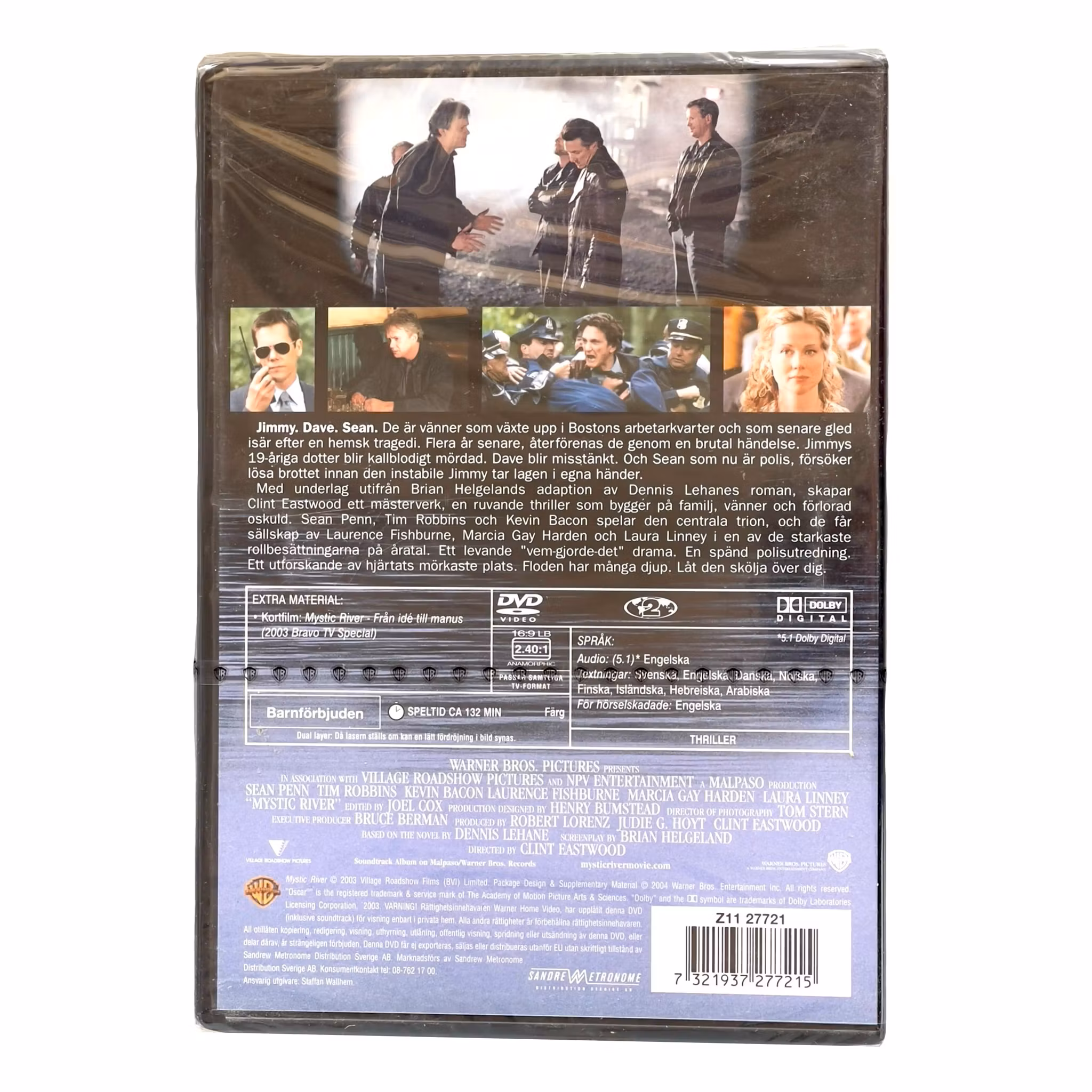 Mystic River - Inplastad DVD (2 disc Special Edition) - Clint Eastwood - Sean Penn - Tim Robbins