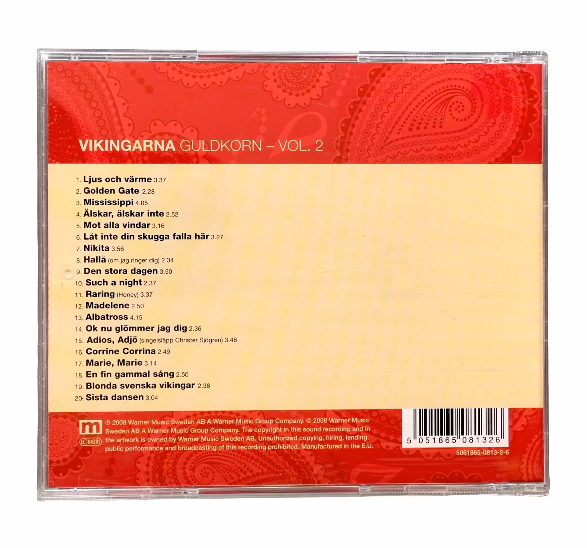 Vikingarna - Guldkorn Vol. 2 (CD) - 20 klassiska favoriter
