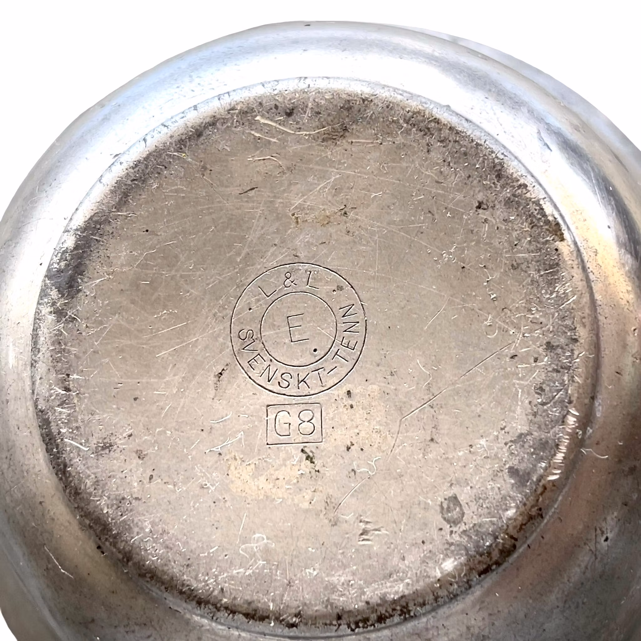 Antik tennskål med lock - Svenskt Tenn L&L - G8 (1933) - Swedish Grace