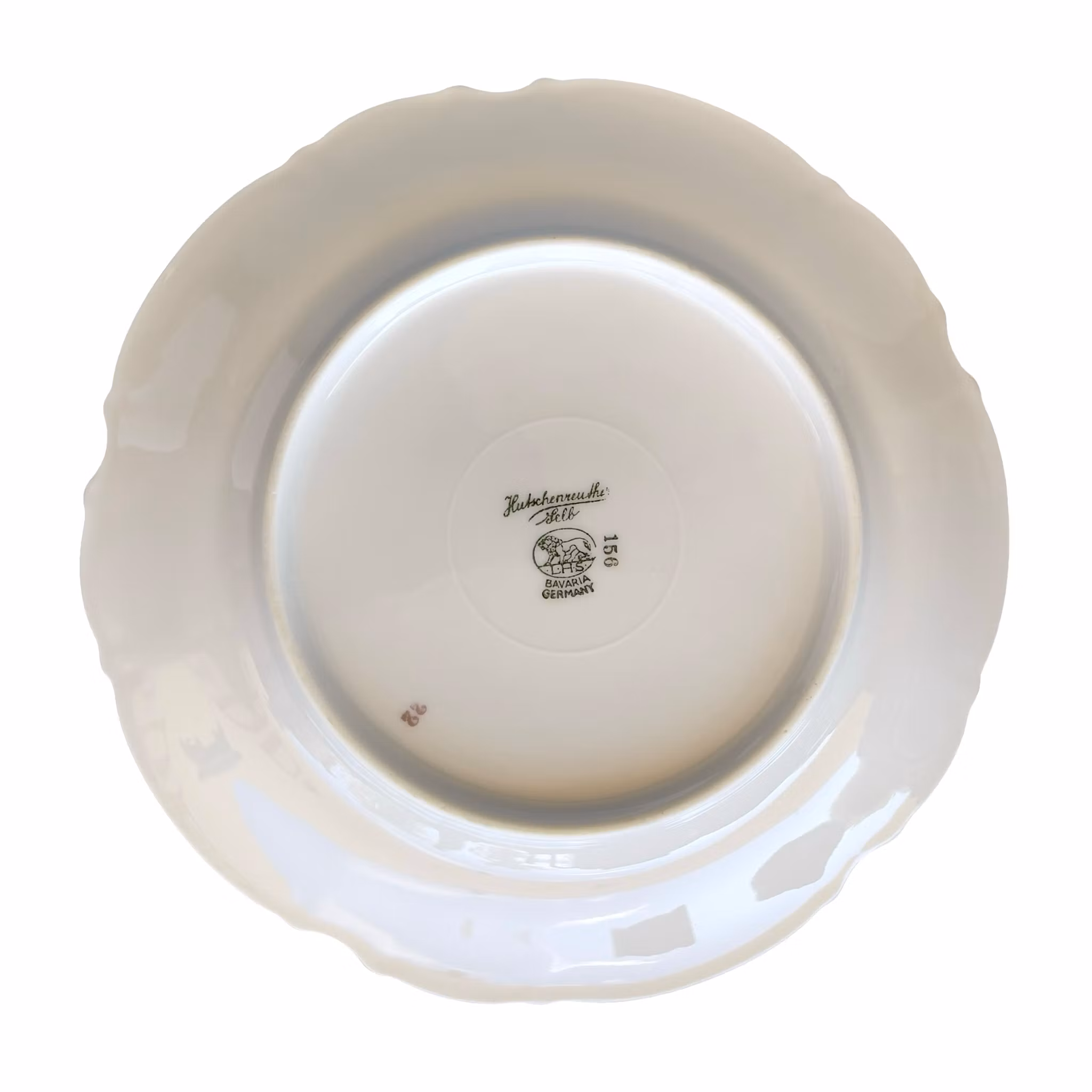 6 st Hutschenreuther Selb Bavaria - Assietter med guldkant - Ø 17 cm