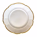 6 st Hutschenreuther Selb Bavaria - Assietter med guldkant - Ø 17 cm