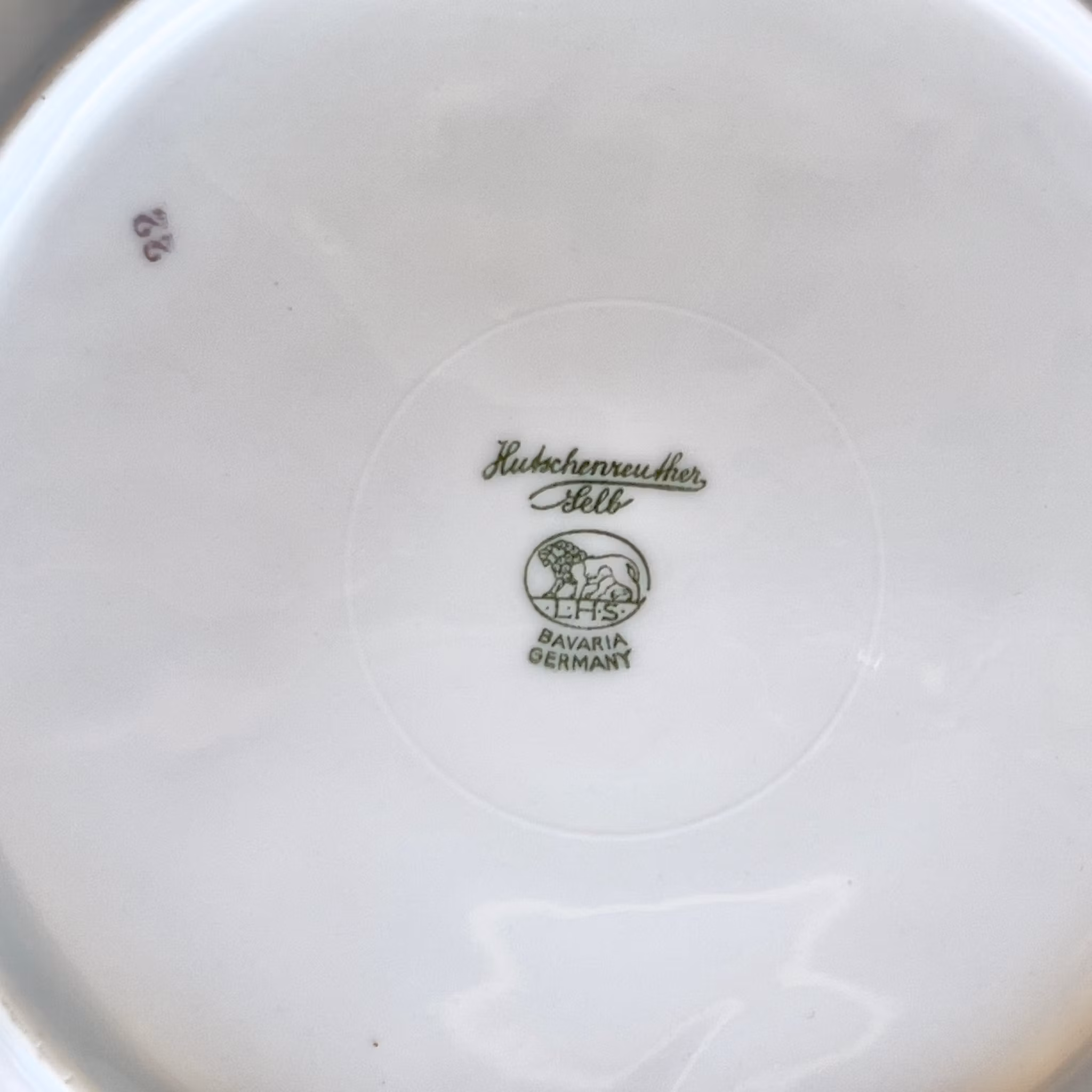 6 st Mattallrikar Hutschenreuther Selb Bavaria - Ø 21,5 cm