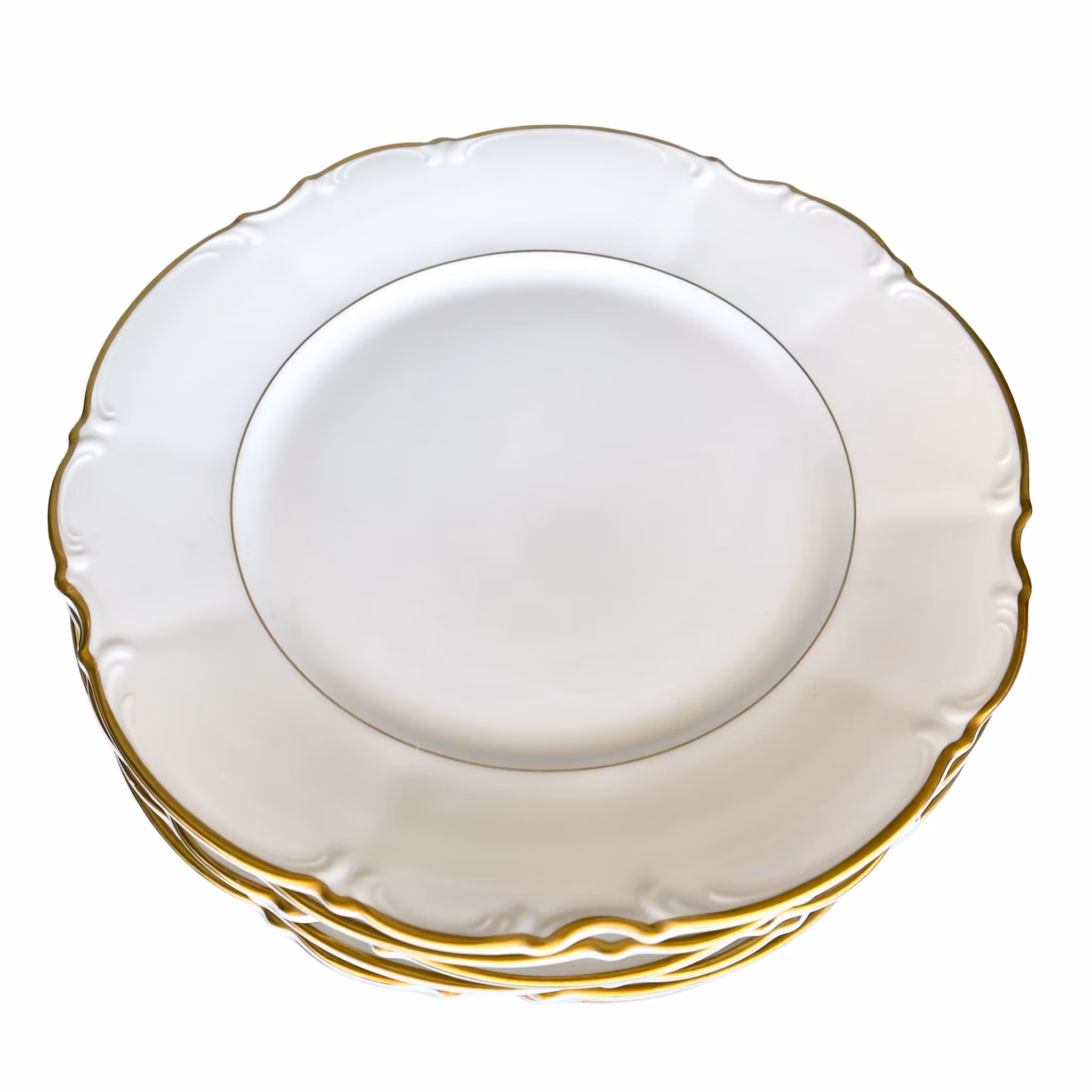 6 st Flata tallrikar Hutschenreuther Selb Bavaria - Ø 26 cm