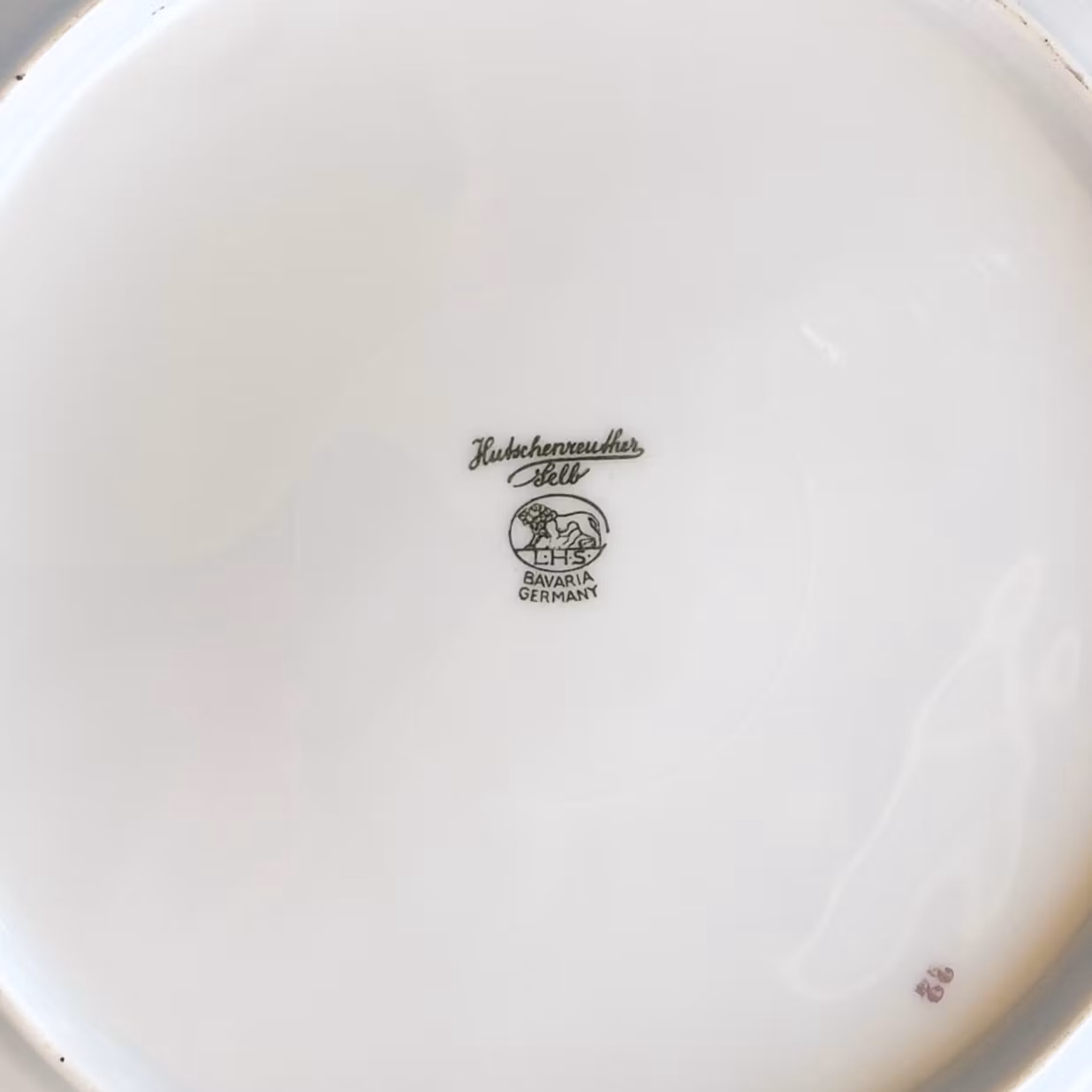 6 st Flata tallrikar Hutschenreuther Selb Bavaria - Ø 26 cm
