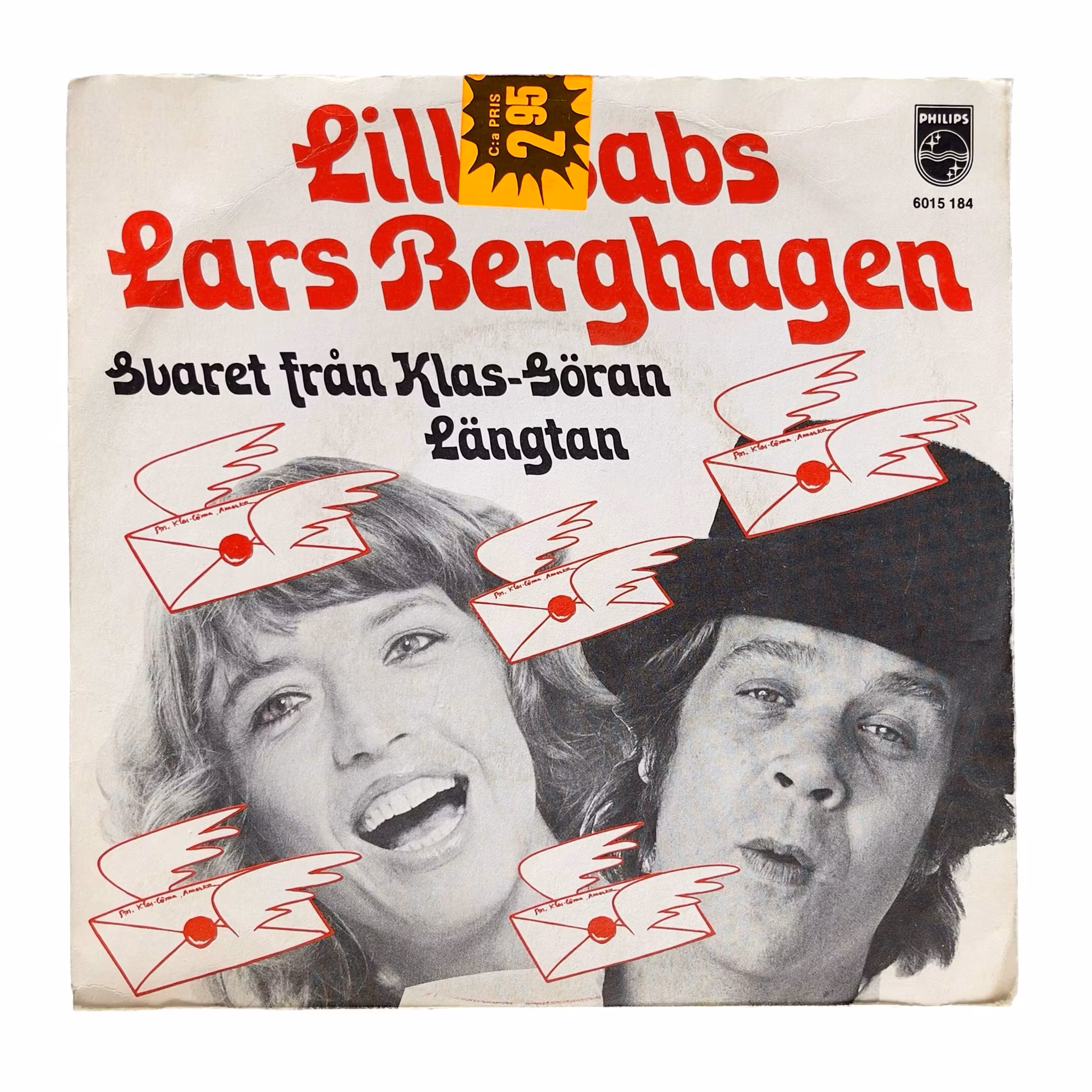 Lill Babs & Lars Berghagen - Svaret från Klas Göran / Längtan - Vinylsingel