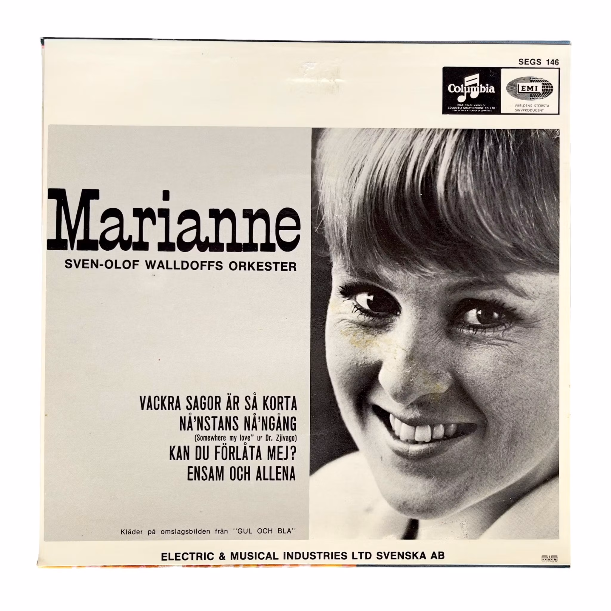 Marianne Koch - Vackra sagor är så korta Original svensk EP (1966)