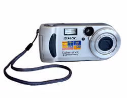 Sony Cyber-shot DSC P71 - Retro digitalkamera 3,2 MP - Med originalt etui