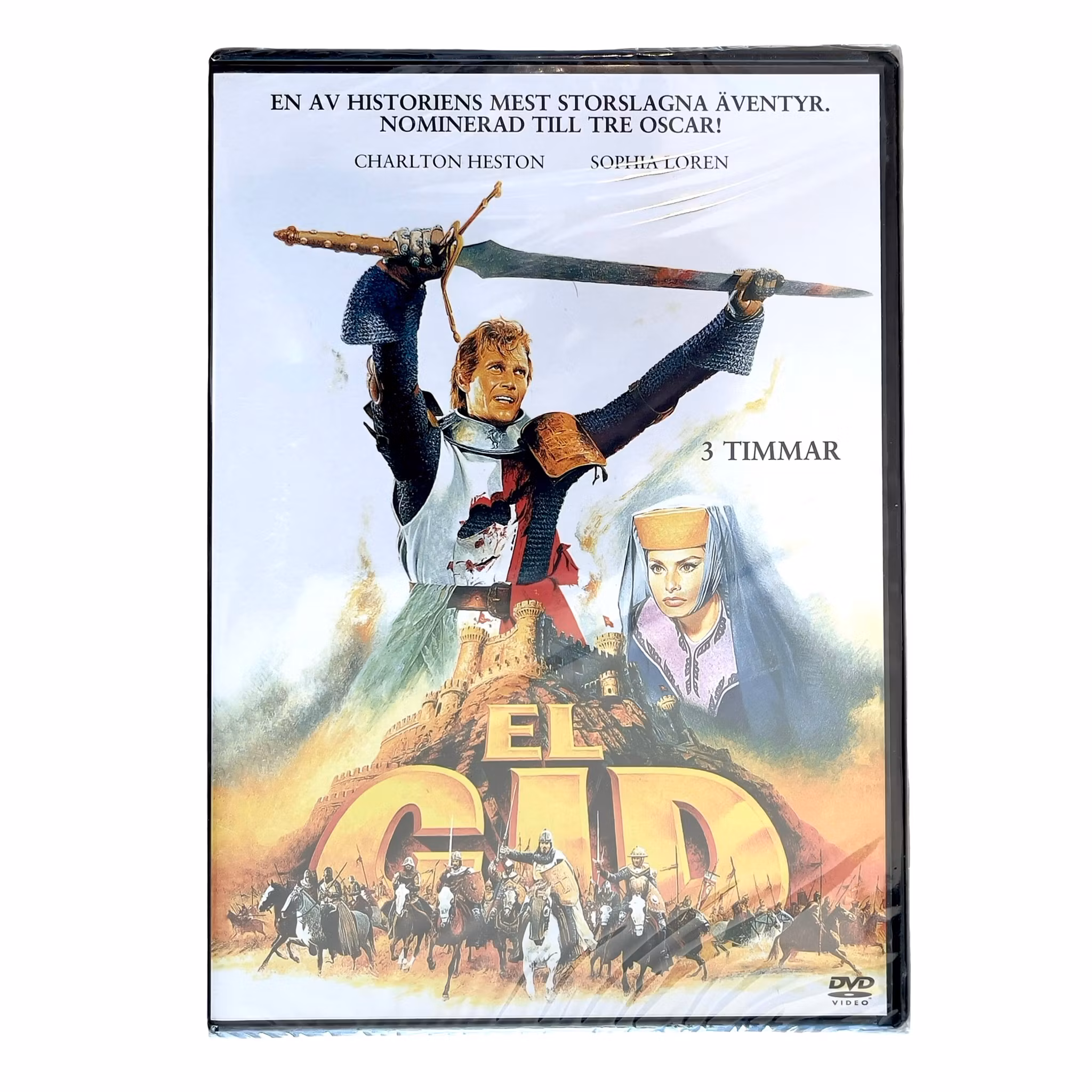 El Cid (1961) - Inplastad DVD - Charlton Heston - Sophia Loren