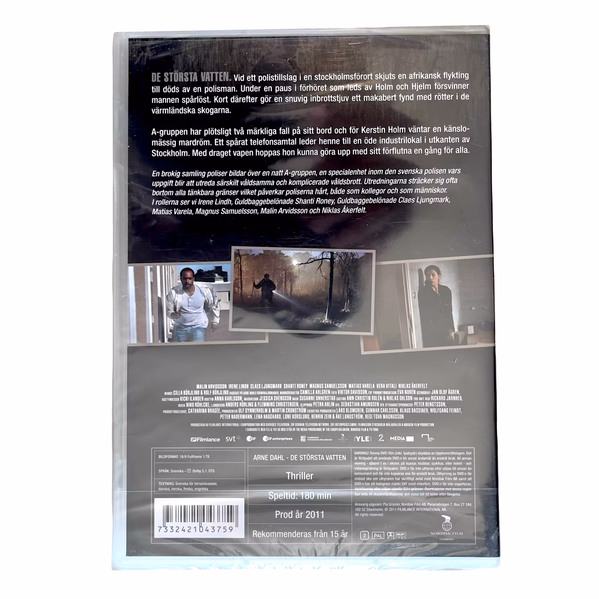 Arne Dahl - De största vatten (2011) - Inplastad DVD