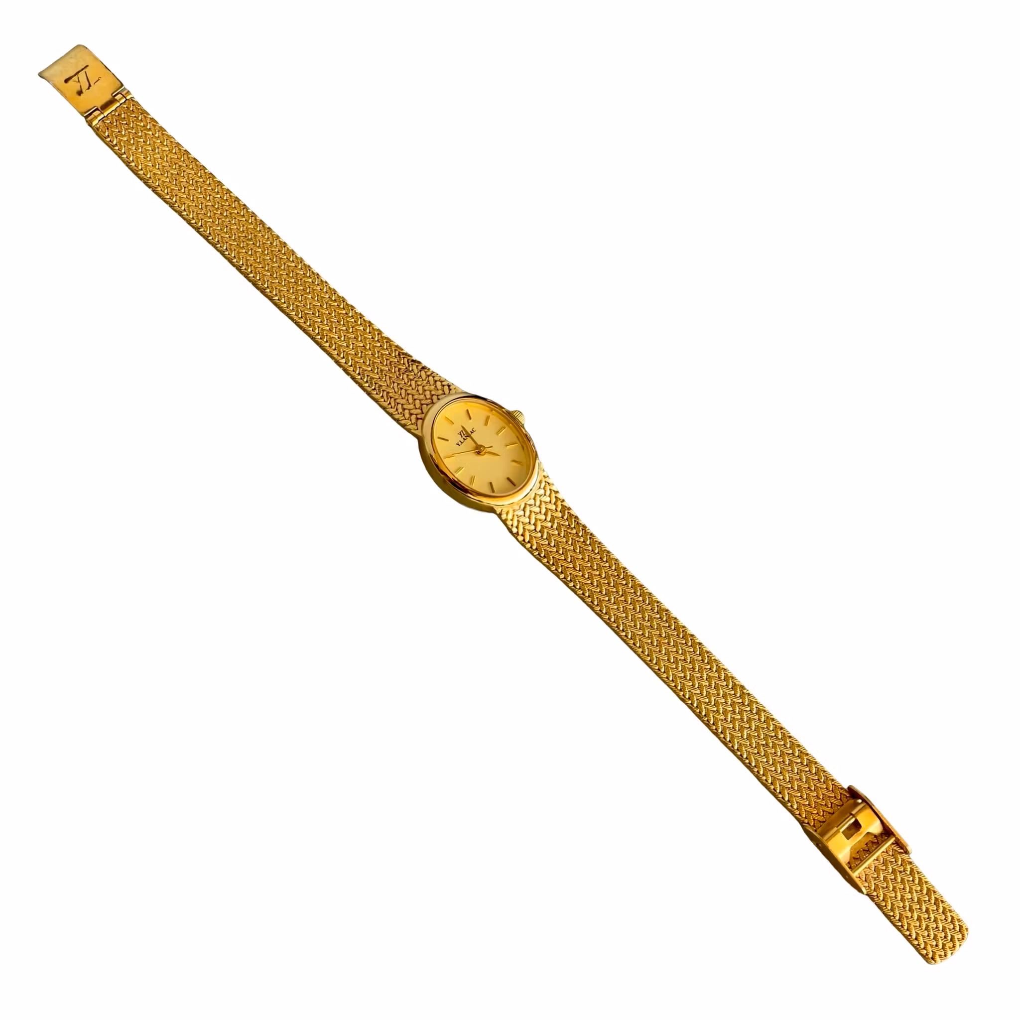 YLANSAC Elegant damarmbandsur - Japan Quartz - Guldfärgad med metallarmband