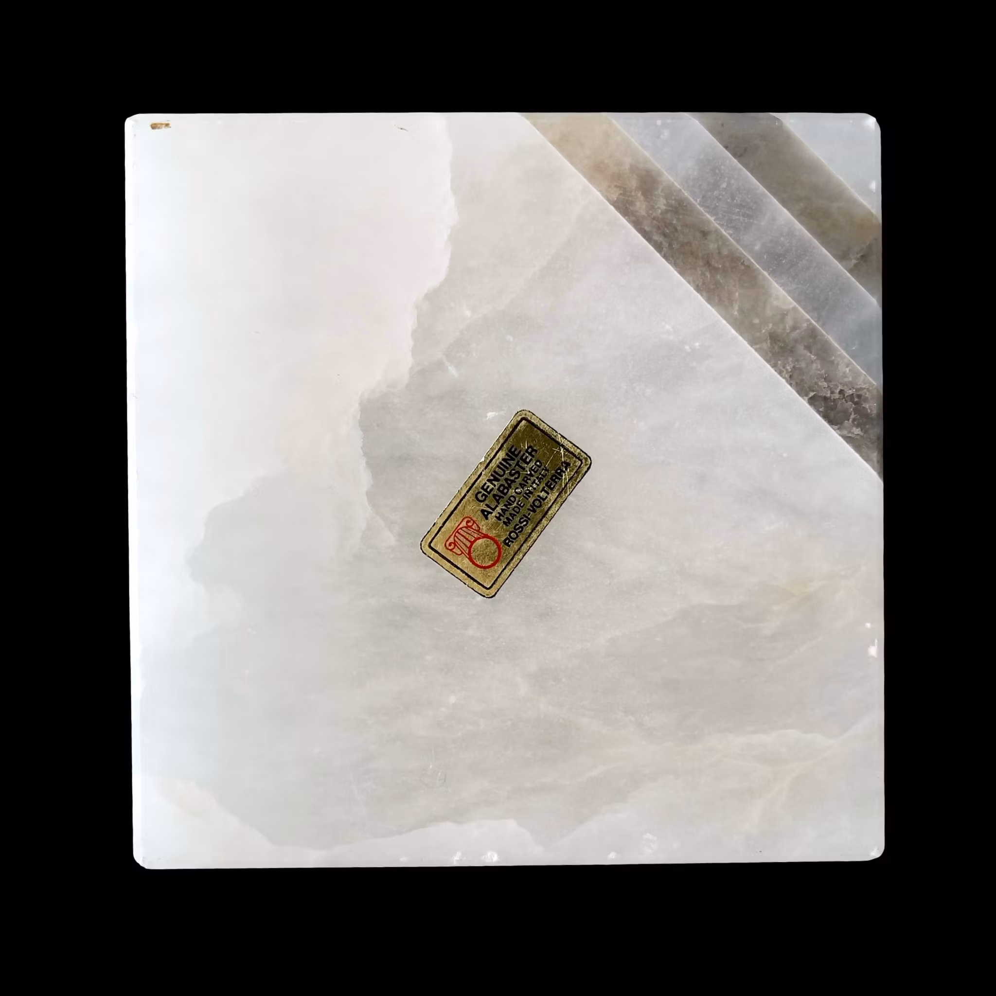 Vintage askfat i alabaster - Rossi Volterra - Italien