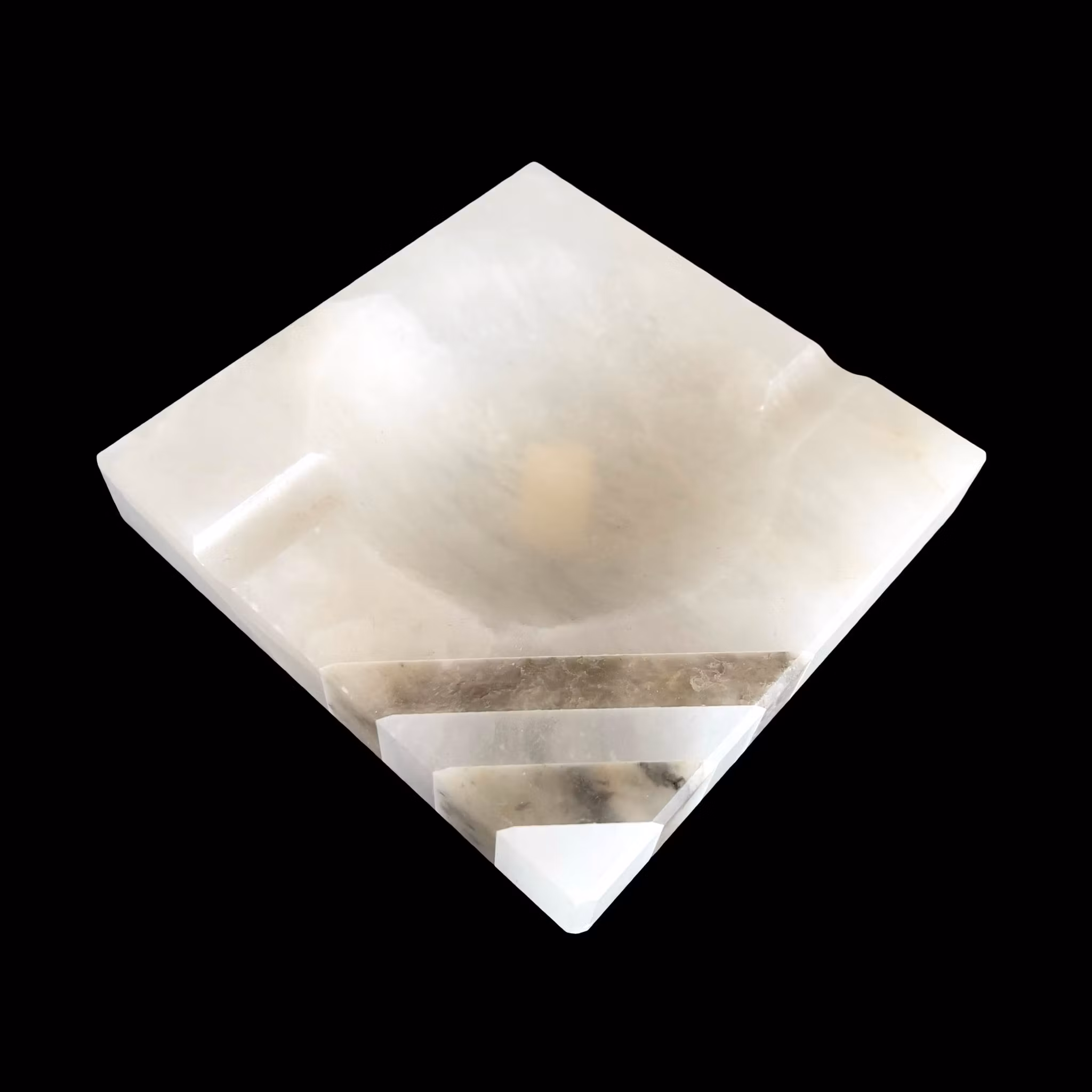 Vintage askfat i alabaster - Rossi Volterra - Italien